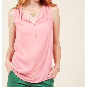 🌸Modcloth Pastel Blush Pink Podcast top🌸